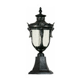 Lighting Inspirations Wellington Outdoor Pillar Light - 600 x 200mm - Antique Black