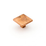 Castella Linea Italiana Square Cabinet Knob - 45mm - Light Bronze