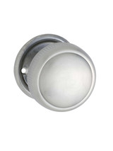 Tradco Milled Edge Mortice Door Knob - 52mm - Satin Chrome