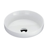 Fienza Reba Semi Inset Basin - 362 x 362 x 124mm - Glossy White