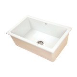 1901 Inset Sink - 820 x 520 x 285mm - Gloss White