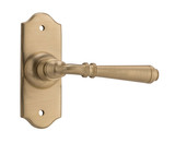 Tradco Provincial Reims Lever Door Handle - 110 x 40mm - Satin Brass