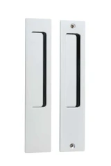 Iver Rectangle Sliding Door Handle - Chrome