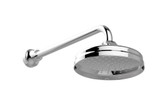 Armando Vicario Provincial Straight Arm Waterfall Shower Head - 214mm Rose