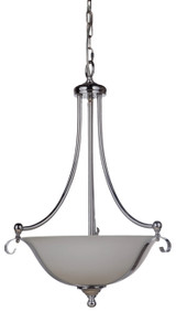 Lighting Inspirations Dallas Chain Pendant Light - 400mm - Chrome