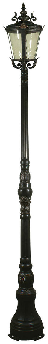 Lighting Inspirations Albany Domain Outdoor Lamp Post Light - 2780 x 300mm - Antique Bronze