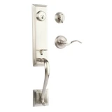 N2Lok Seine Entry Door Handleset - Satin Nickel