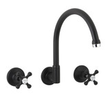 CB Ideal Roulette Gooseneck Wall Mounted Bath Tap - Swivel Spout