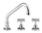 CB Ideal Roulette Hostess Upswept Outlet Kitchen Tap - Swivel Spout