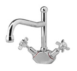 CB Ideal Olde Adelaide Heritage Twinner Basin Mixer Tap - Swivel Spout