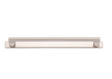 Iver Baltimore Cabinet Pull Handle with Backplate - Satin Nickel
