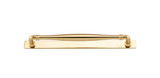 Iver Sarlat Cabinet Pull Handle with Backplate - Polished Brass