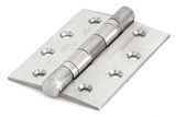 From The Anvil Ball Bearing Hinge - 102 x 76mm - Satin Stainless Steel (Pair)