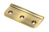 From The Anvil Dummy Hinge - 75 x 35mm - Aged Brass