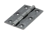 From The Anvil Fixed Pin Hinge - 77 x 51mm - Pewter Patina (Pair)