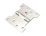From The Anvil Parliament Hinge - 102 x 127mm - Satin Stainless Steel (Pair)