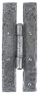 From The Anvil H Fixed Pin Furniture Hinge - 178 x 70mm - Pewter Patina (Pair)