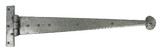 From The Anvil Penny End Decorative Tee Hinge - 560mm - Pewter Patina (Pair)