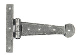 From The Anvil Penny End Decorative Tee Hinge - 145mm - Pewter Patina (Pair)