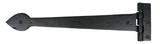 From The Anvil Arrow Head Decorative Tee Hinge - 396mm - Black (Pair)