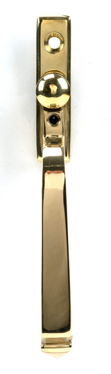 From The Anvil Avon Espagnolette Locking Window Handle - Unlacquered Polished Brass