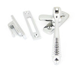 From The Anvil Reeded Casement Fastener - 105 x 36mm - Chrome