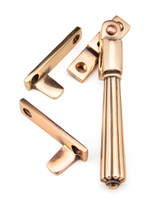 From The Anvil Hinton Night-Vent Casement Fastener - 132 x 33mm - Polished Bronze