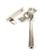 From The Anvil Newbury Night-Vent Casement Fastener - 132 x 33mm - Polished Nickel