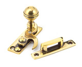 From The Anvil Prestbury Grub Screw Locking Sash Window Fastener - 64 x 19mm - Aged Brass