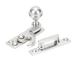From The Anvil Prestbury Grub Screw Locking Sash Window Fastener - 64 x 19mm - Satin Chrome