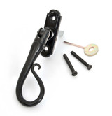 From The Anvil Shepherd's Crook Espagnolette Locking Window Handle - 104mm - Black
