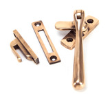 From The Anvil Newbury Casement Fastener - 105 x 36mm - Polished Bronze