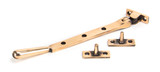 From The Anvil Newbury Sill Mounted Casement Stay - Polished Bronze