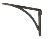 From The Anvil Curved Shelf Bracket - 174 x 249mm - Beeswax