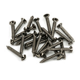 From The Anvil Countersunk Raised Head Screws - Pack of 25 - Dark Stainless Steel