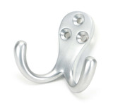 From The Anvil Celtic Double Coat Hook - 55 x 28mm - Satin Chrome
