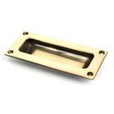 From The Anvil Sliding Door Flush Pull - 117 x 45mm - Aged Brass
