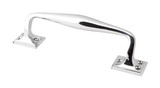 From The Anvil Art Deco Offset Pull Handle - Chrome