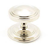 From The Anvil Art Deco Centre Door Knob - 81mm - Polished Nickel