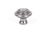 From The Anvil Ringed Cabinet Knob - Natural Smooth