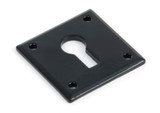From The Anvil Square Avon Escutcheon Keyhole Cover - 40 x 40mm - Black