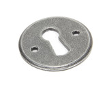 From The Anvil Regency Escutcheon Keyhole Cover - 45mm - Pewter Patina