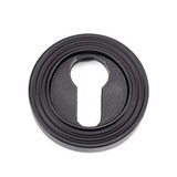 From The Anvil Beehive Euro Cylinder Escutcheon - 53mm - Matte Black
