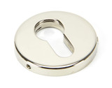 From the Anvil Regency Euro Cylinder Escutcheon - 52mm - Polished Nickel
