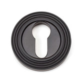 From The Anvil Beehive Euro Cylinder Escutcheon - 53mm - Aged Bronze