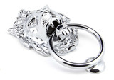 From The Anvil Lion Door Knocker - 170 x 130mm - Chrome