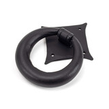 From The Anvil Ring Door Knocker - 160 x 114mm - Matte Black