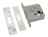 From The Anvil Euro Deadlock - 56mm Backset - Satin Stainless Steel