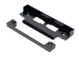 From The Anvil Rebate Kit to Suit Horizontal Mortice Lock/Latches - 130 x 28mm - Black