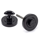 From The Anvil Round Plain Privacy Turn - 53mm/5mm Spindle - Black
